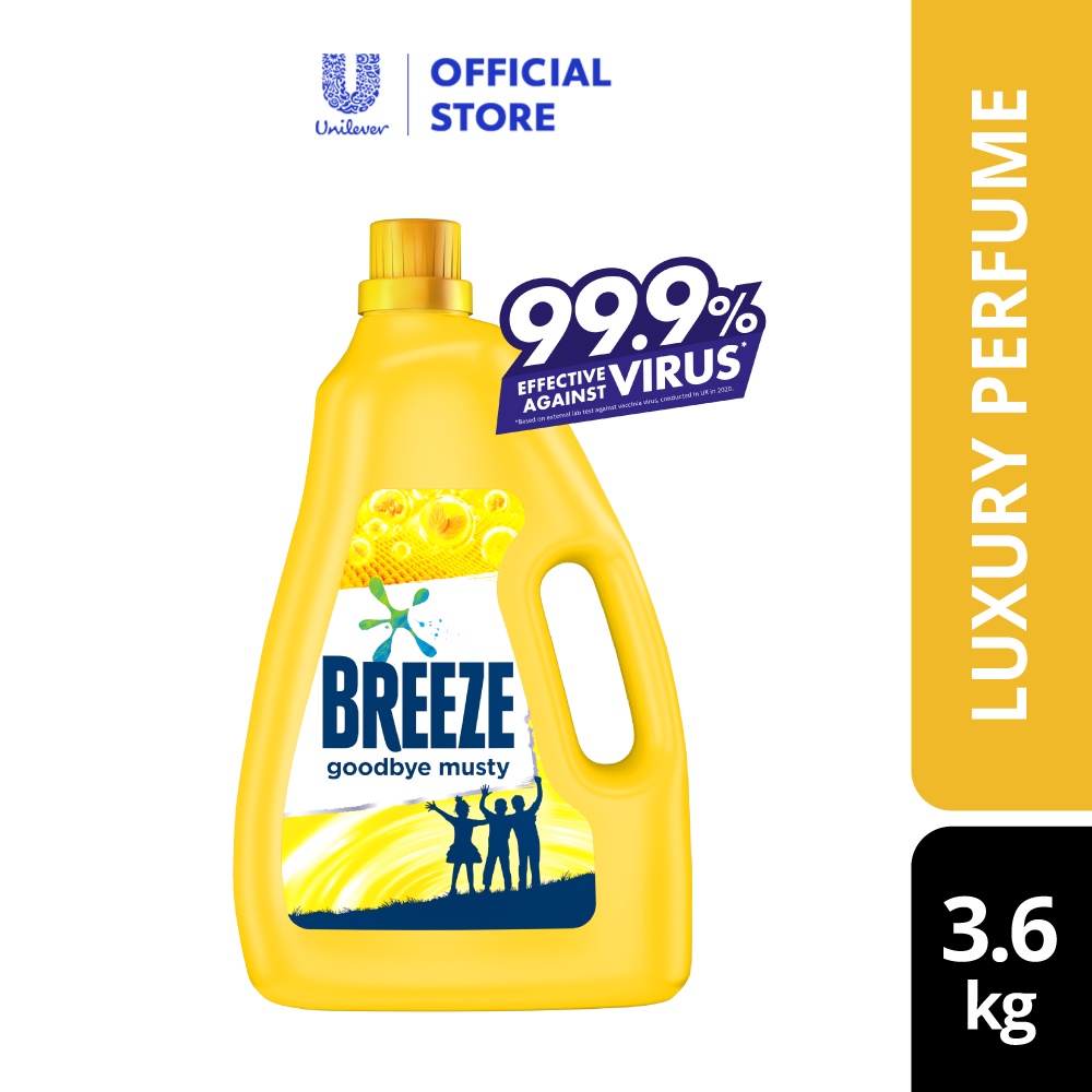 Breeze Detergent Liquid Indoor Drying Goodbye Musty 3.6kg Shopee Malaysia