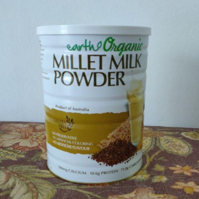 Earth Organic Millet Milk Powder OR Beetroot Millet Milk (900g) (Gluten