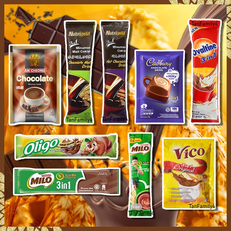 Chocolate Drink Hot Malt Choco Sachet (1's) Nestle Milo Oligo Nutrigold