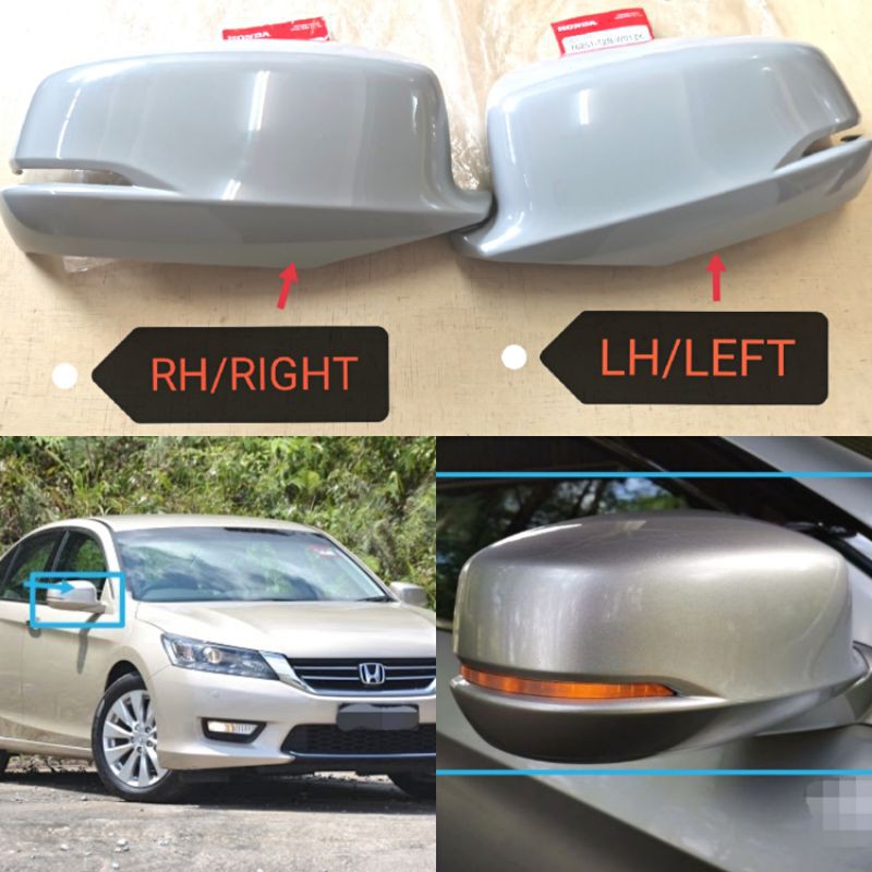 ORIGINAL HONDA ACCORD T2A/T2M 2013-2015 DOOR SIDE MIRROR COVER RH/LH