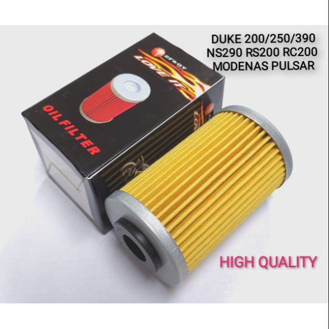 KTM DUKE 200 250 390 NS290 RC200 pulser oil filter Shopee Malaysia