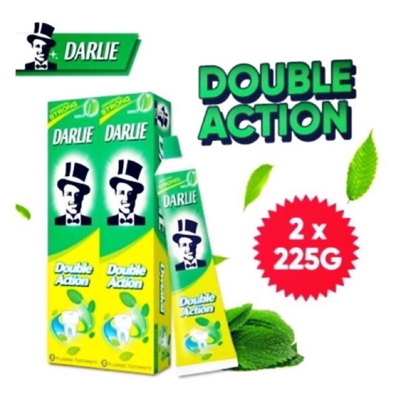 Darlie Double Action toothpaste 2 x 225g / Jumbo 1 x 250 expiry date