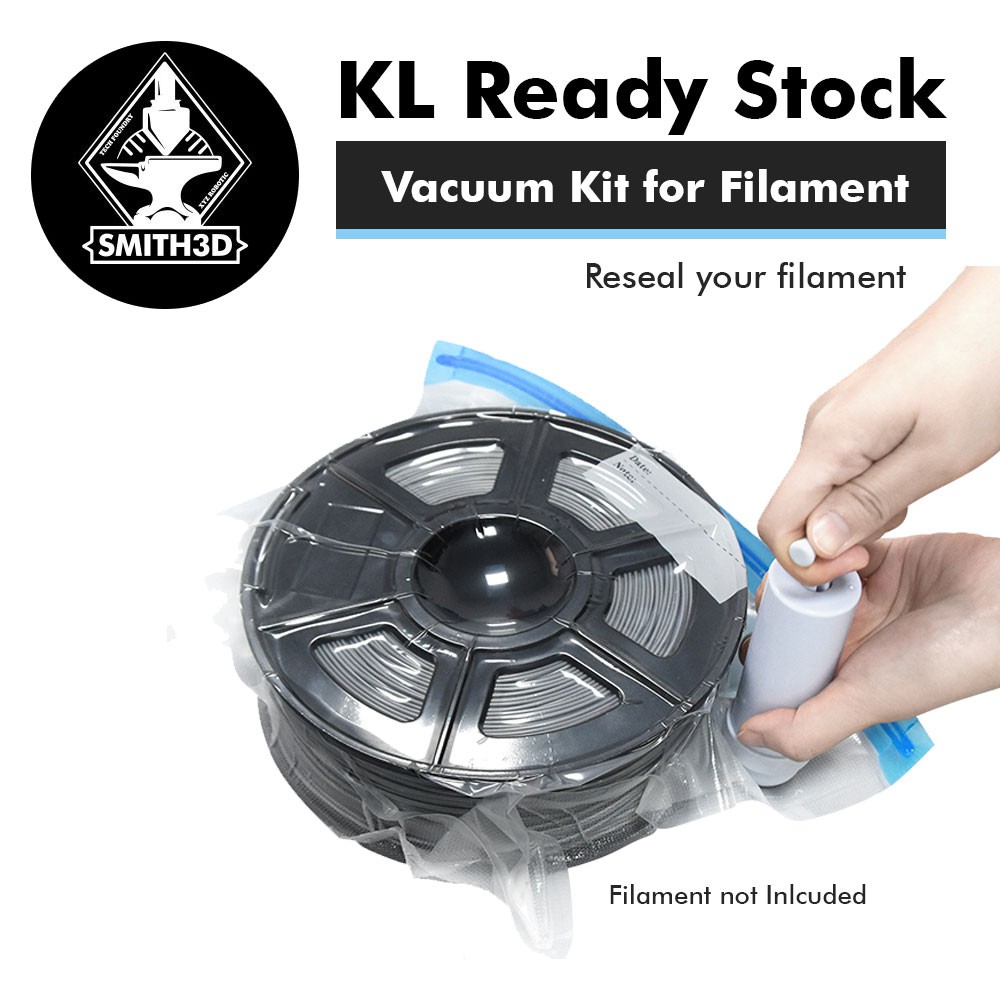 Vacuum Bag Kit for Filament 3D Printer Prevent PETG Hygroscopic PLA