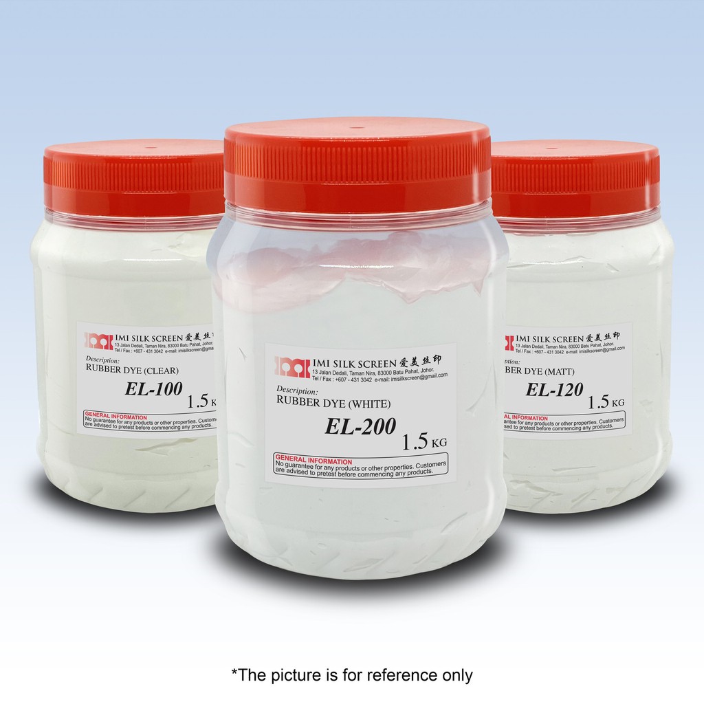 (11.5 Kg/Bottle) Rubber Dye for Silk Screen Printing (Water Based
