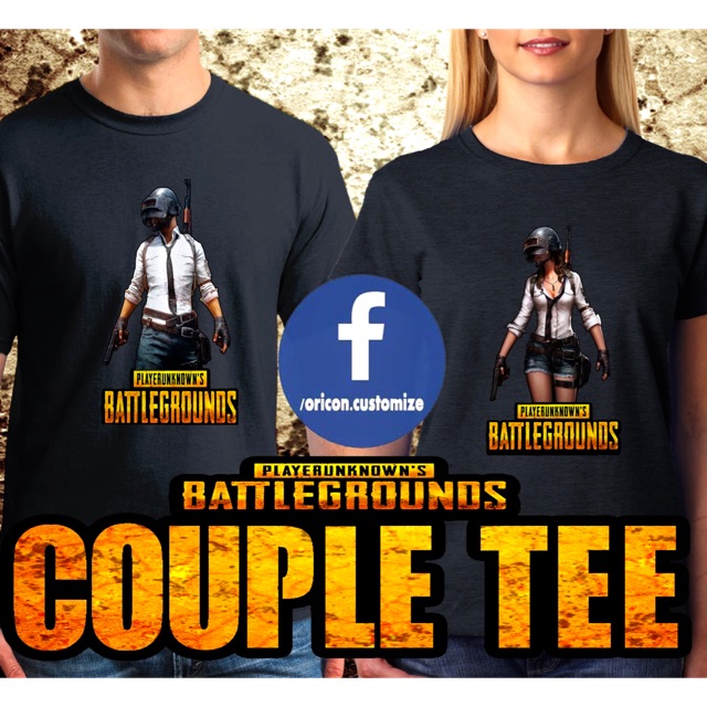 tee PUBG Tshirt Baju PUBG viral gamer Tshirt couple Tshirt , baju team