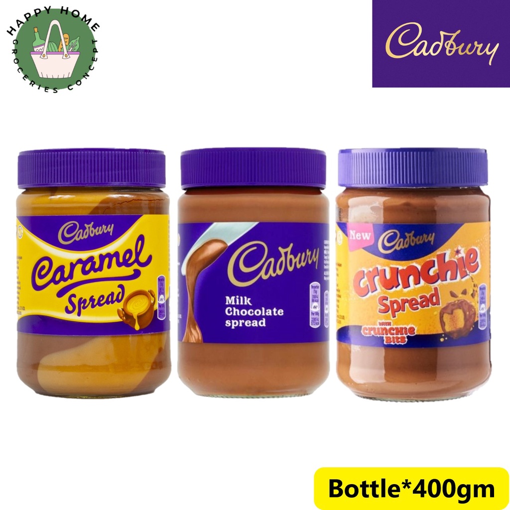 Cadbury Chocolate Spread Caramel Chocolate/Milk Chocolate/Crunchie