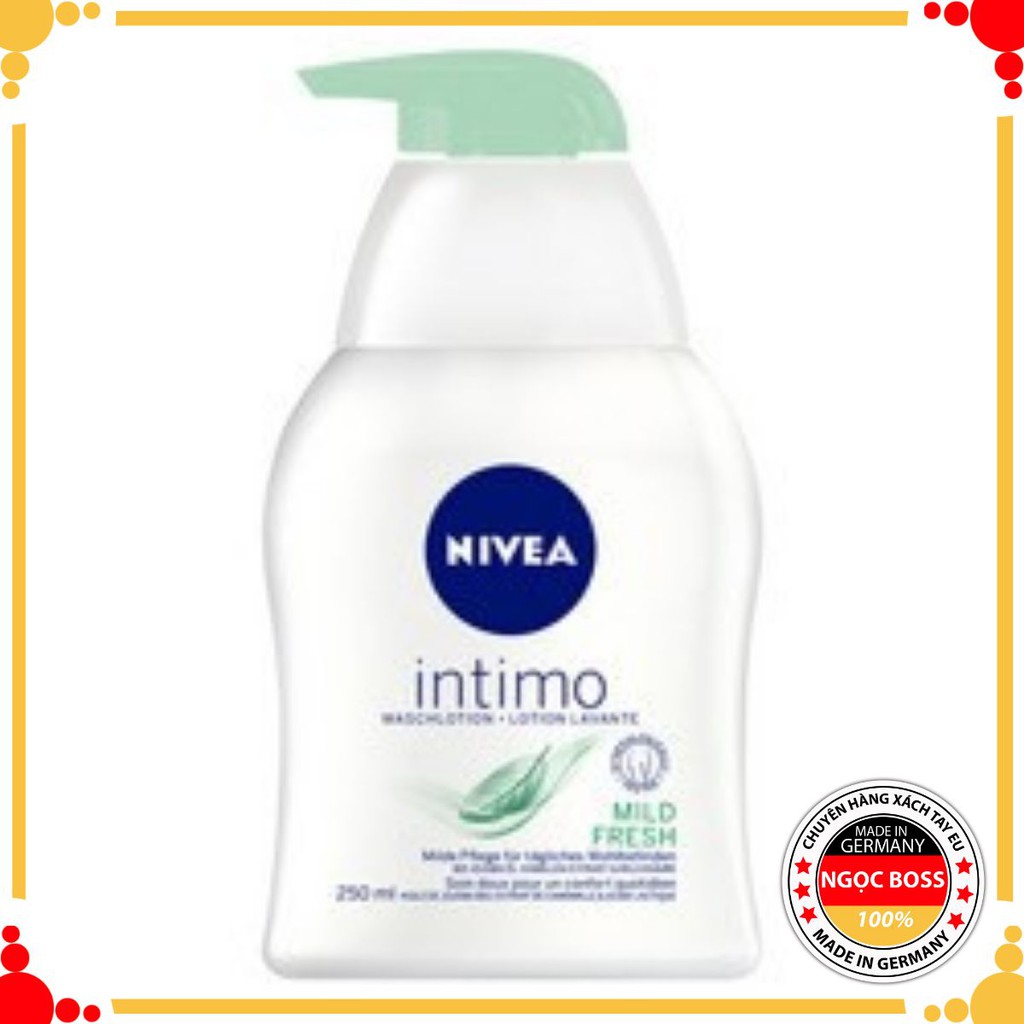 [ORIGINAL] Nivea intimo feminine hygiene solution blue cap 250 ml