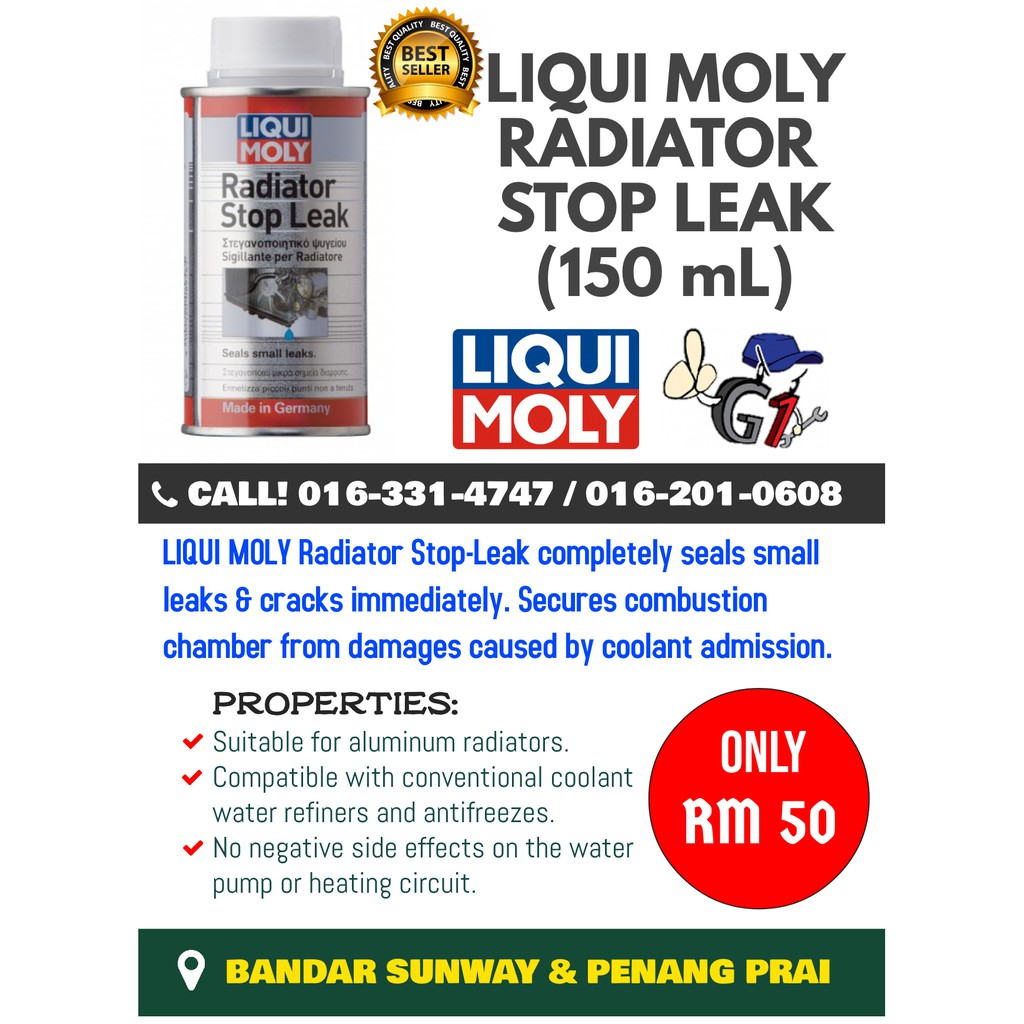 Liqui Moly Radiator Stop Leak (150 mL) Shopee Malaysia