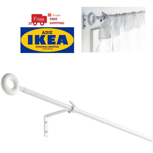 IKEA IRJA Curtain Rod Set Home Living Decoration Wall Langsir Home Decor Living Room Rods