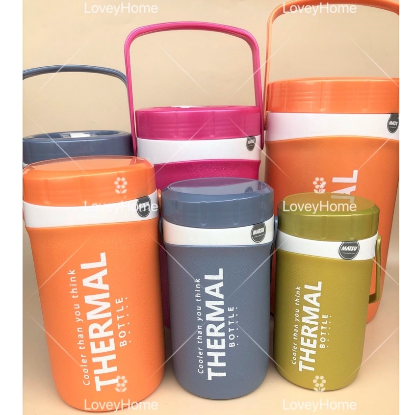 Matsu Thermos Thermal Jug Water Bottle Pitcher Hot & Cold Ice Cooler