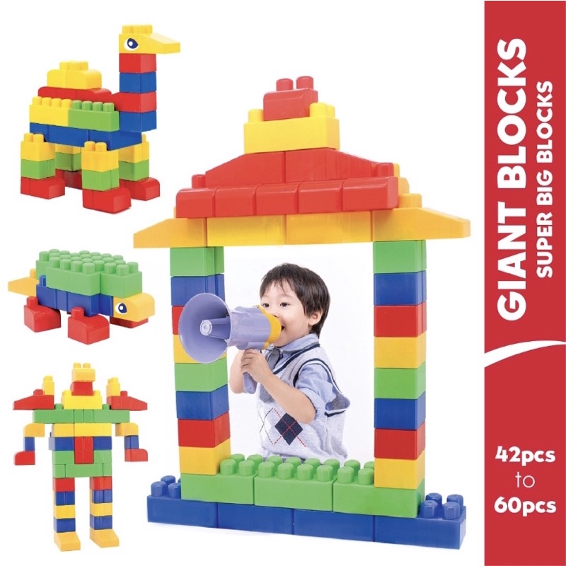 BIG BLOCKS, BLOK BESAR TASKA TADIKA , JUMBO Blocks ,Super Big Blocks