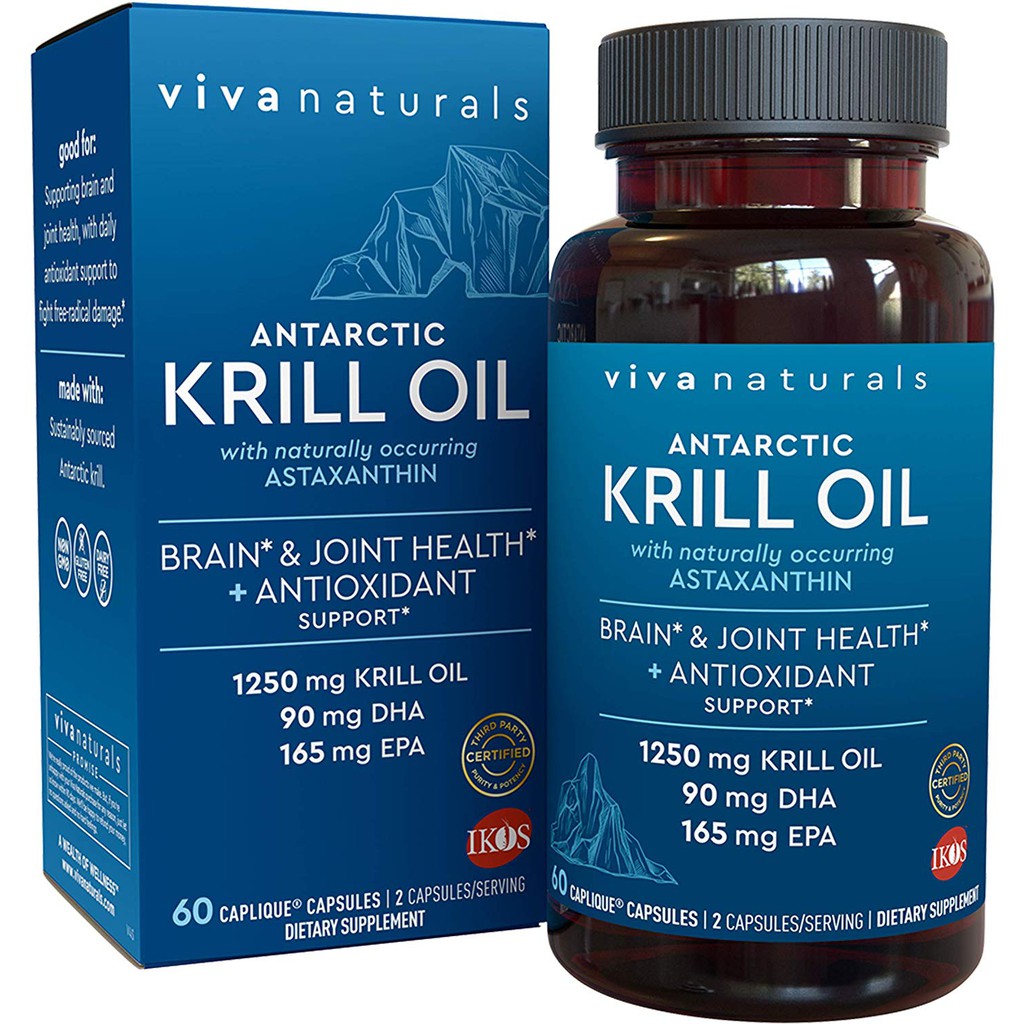 Futurebiotics Antarctic Krill Oil with Omega3s EPA, DHA, Astaxanthin