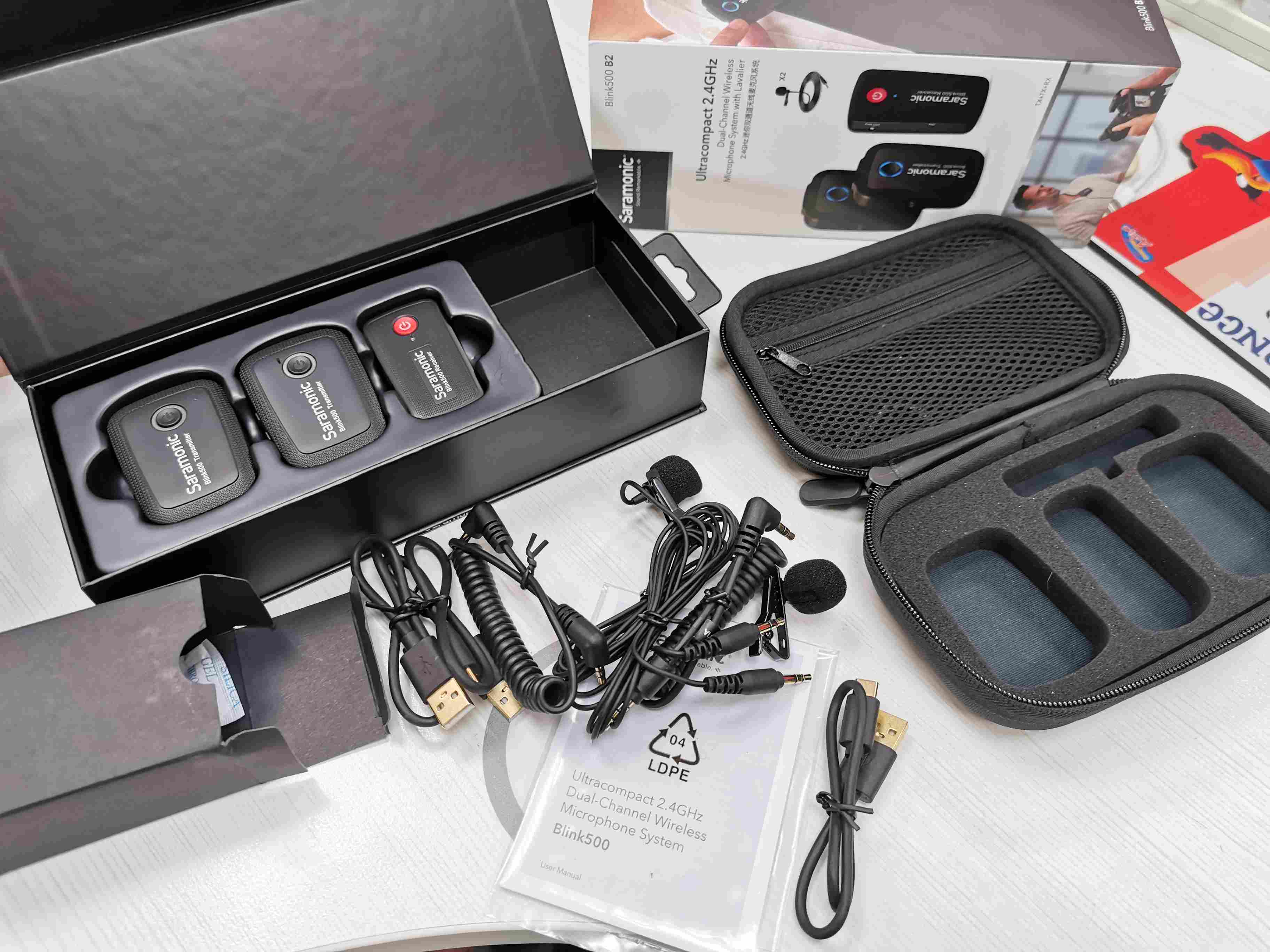 (IN STOCK) Saramonic Blink 500 B2 Ultra Compact 2.4GHz DualChannel
