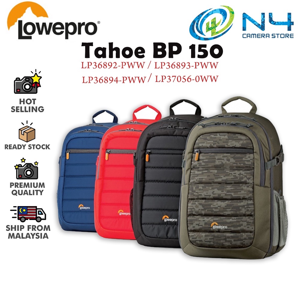 Lowepro Tahoe BP 150, Mica and Pixel Camo Camera Backpack (LP36894PWW)/(LP370560WW)/ (LP36893