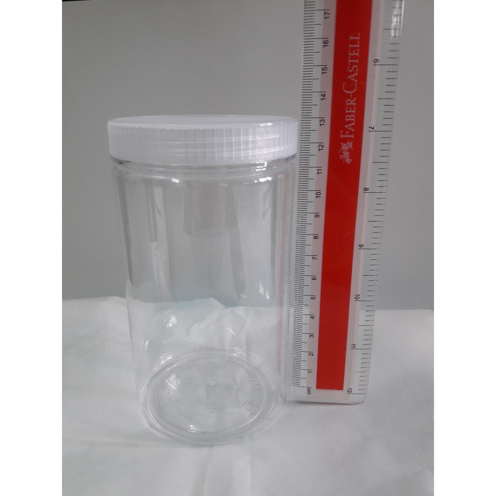 Clear plastic cookie container/cookie PET jar Shopee Malaysia