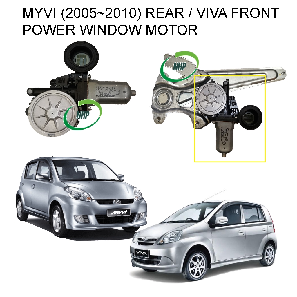 Perodua Myvi (20052010) Rear Power Window Motor / Perodua Viva, Myvi