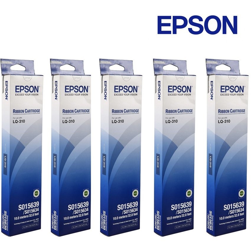 Epson LQ310 Ribbon Cartridge (C13S015639) x 5 units Shopee Malaysia