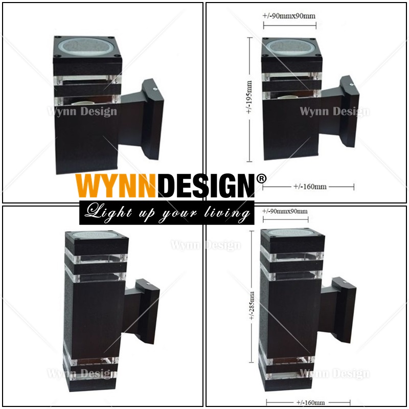 Wynn Design Outdoor Wall Light PVC Wall Lamp Effect Light Ceiling Light