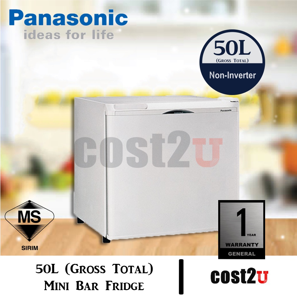 Panasonic 50L Mini Bar Fridge NRAE51SH NRAE51SHMY NRAE51 (Mini Bar