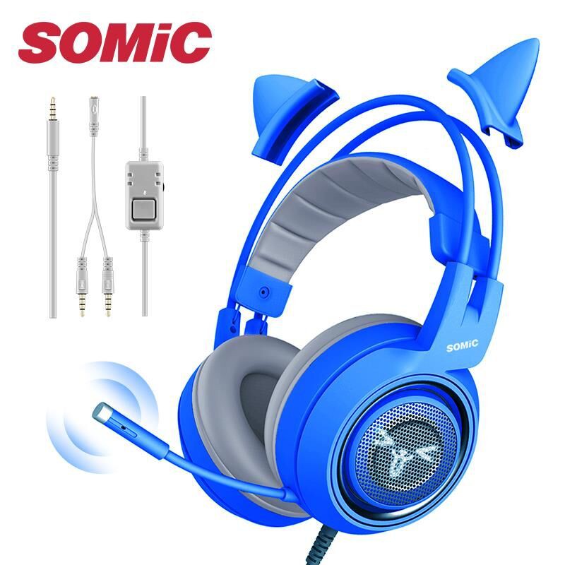 SOMIC G952S/G951S PS4 Game Earphone 3.5mm Mobile Gamer