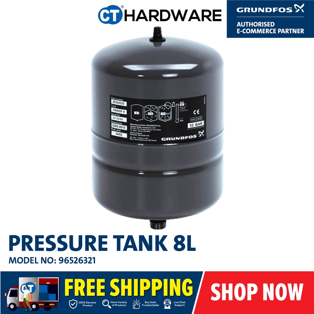 Grundfos Pressure Tank 8L Shopee Malaysia