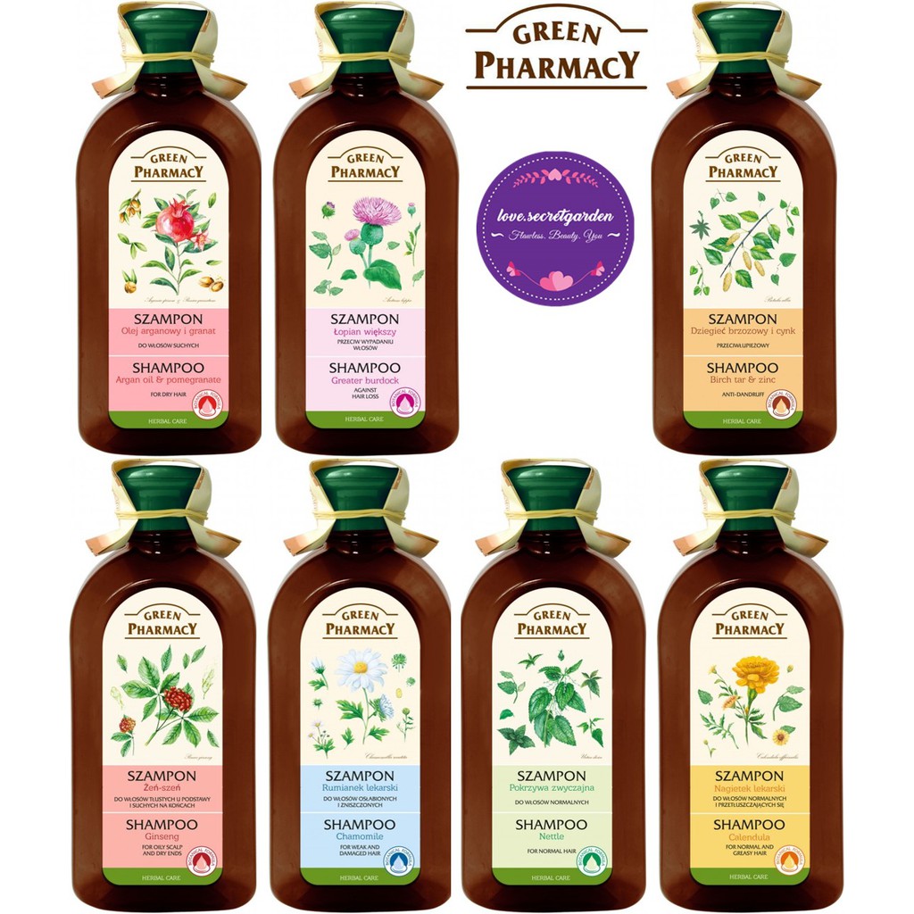 [POLAND] GREEN PHARMACY Hair Shampoo Shopee Malaysia