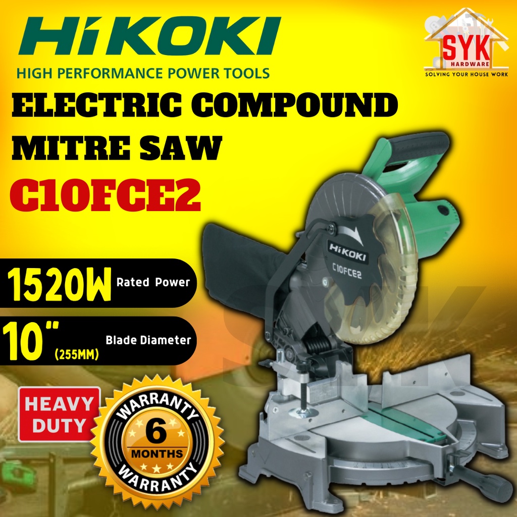 SYK HIKOKI HITACHI C10FCE2 10" (255mm) Heavy Duty Electric Compound