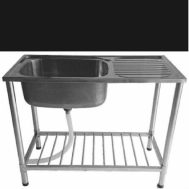 Stainless steel kitchen sink with stand Shopee Malaysia