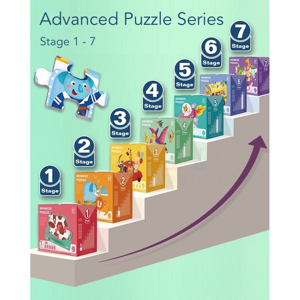 Kids Advanced Puzzle Series Stage 17 Development Jigsaw Puzzles Box