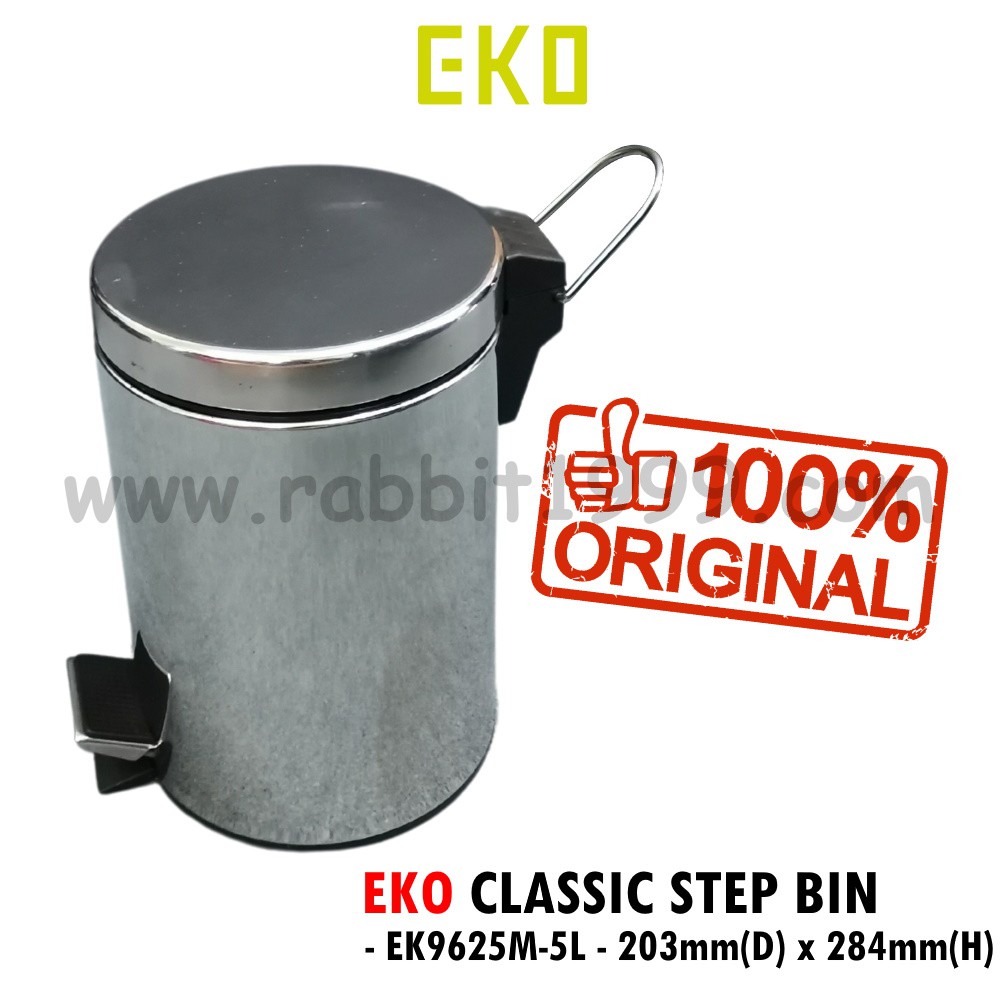 EKO CLASSIC STEP BIN 5lt eko bin / eko trash bin / eko litter bin
