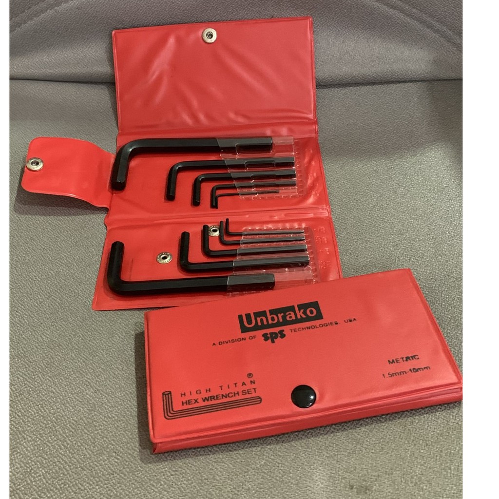 UNBRAKO HEXAGON WRENCH ALLEN KEY SET Shopee Malaysia