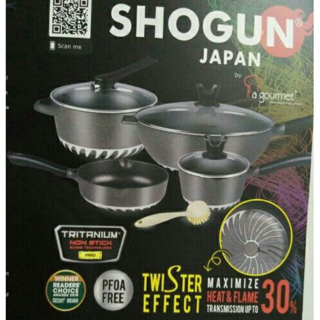 Sales🔥Shogun Japan Family Set Non Stick Cookware Shopee