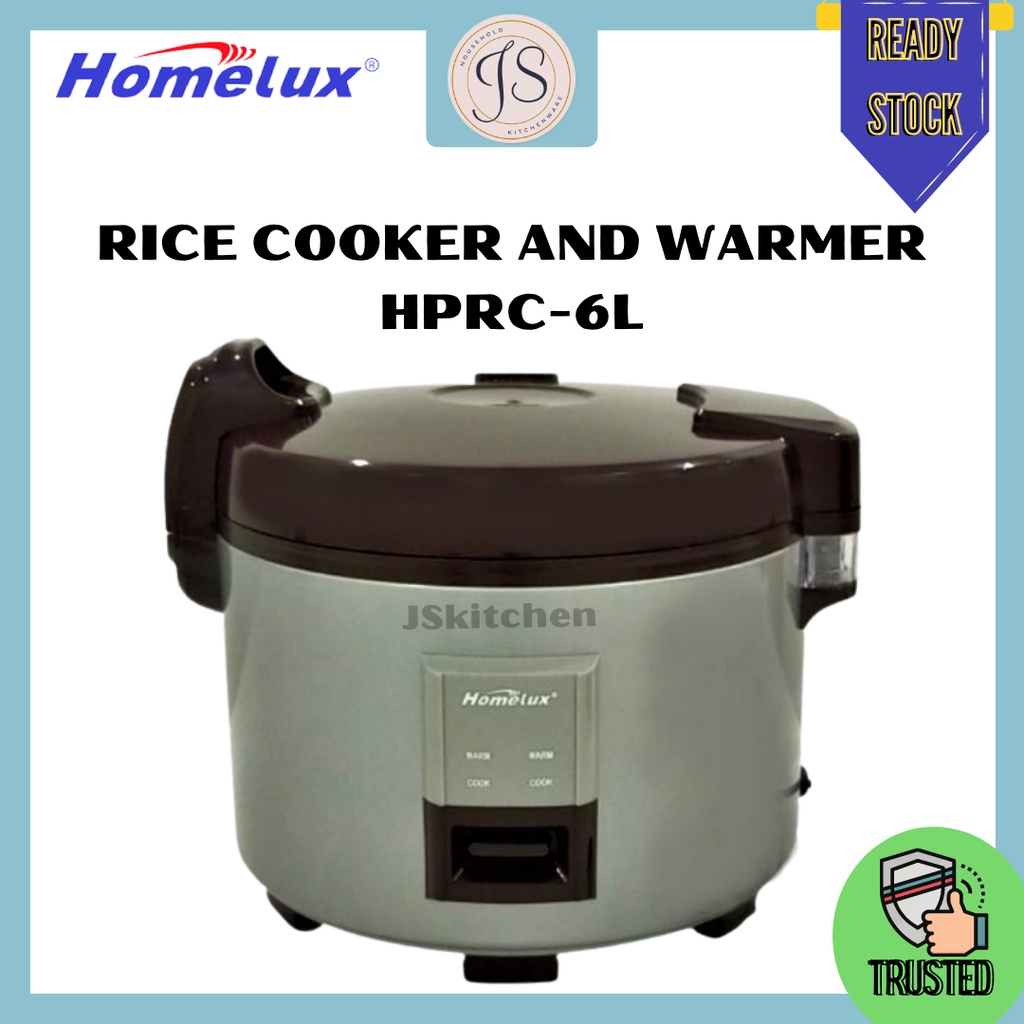 JASENG Homelux Commercial Electric Rice Cooker Warmer Heavy Duty