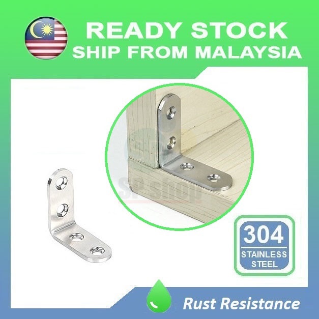 Stainless Steel 304 Multipurpose L Brackets for Furniture Bracket