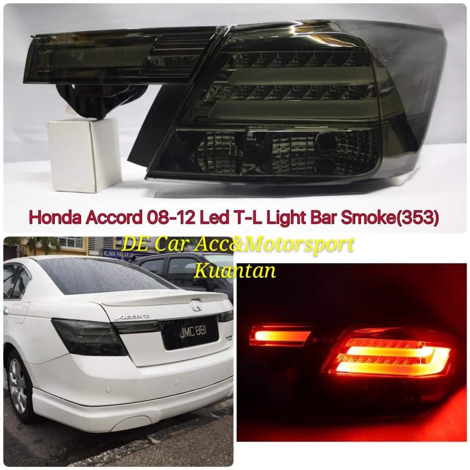 Honda Accord 0812 Tail Lamp LED(Smoke)Light Bar(1 Pair) Shopee Malaysia