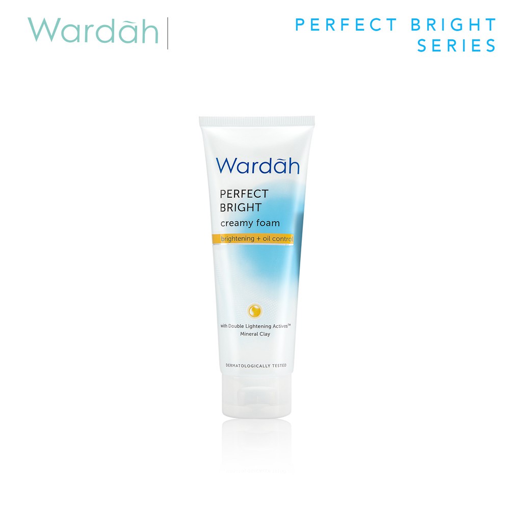 Wardah Perfect Bright Creamy Foam Facial Wash Brightening + Oil Control (100ml) Shopee Malaysia
