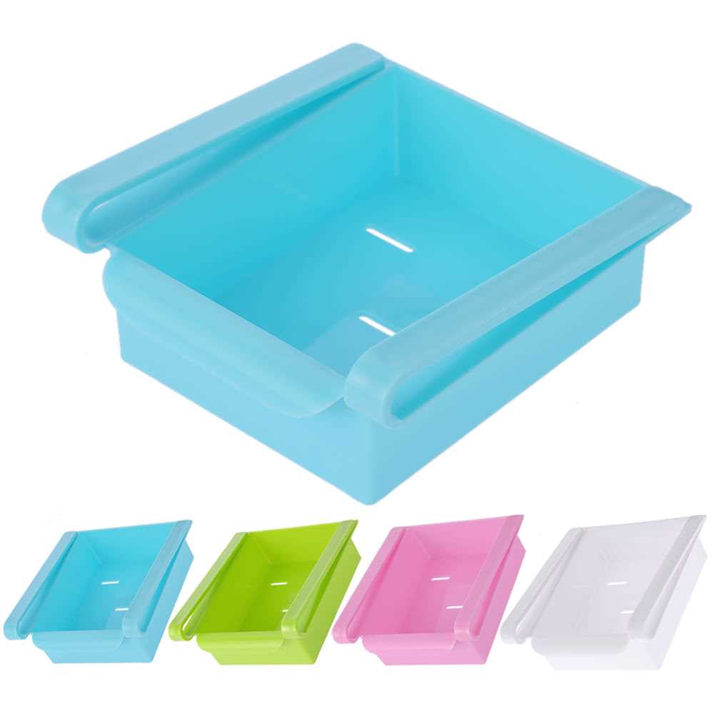 MultiSliding Refrigerator Freezer Pantry Storage Organizer Bins