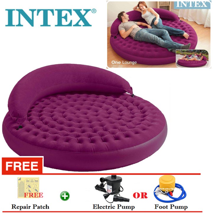 PROMOTION 68881 INTEX Inflatable Air Mattress Massage Air Bed Sofa Seat