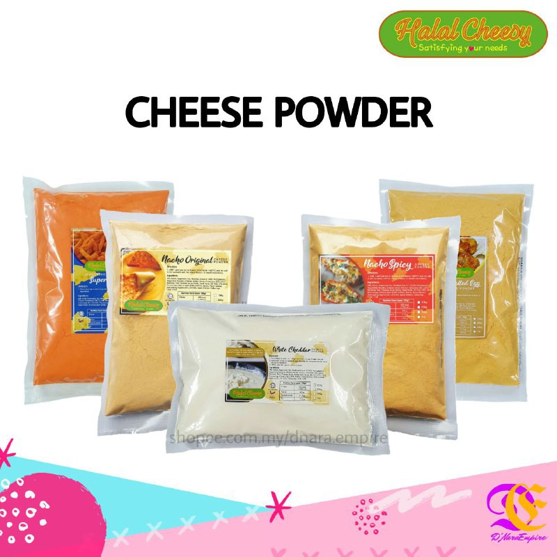 🖤 SERBUK KEJU ORIGINAL CHEESE POWDER NACHOS WHITE CHEDDAR CHEESE