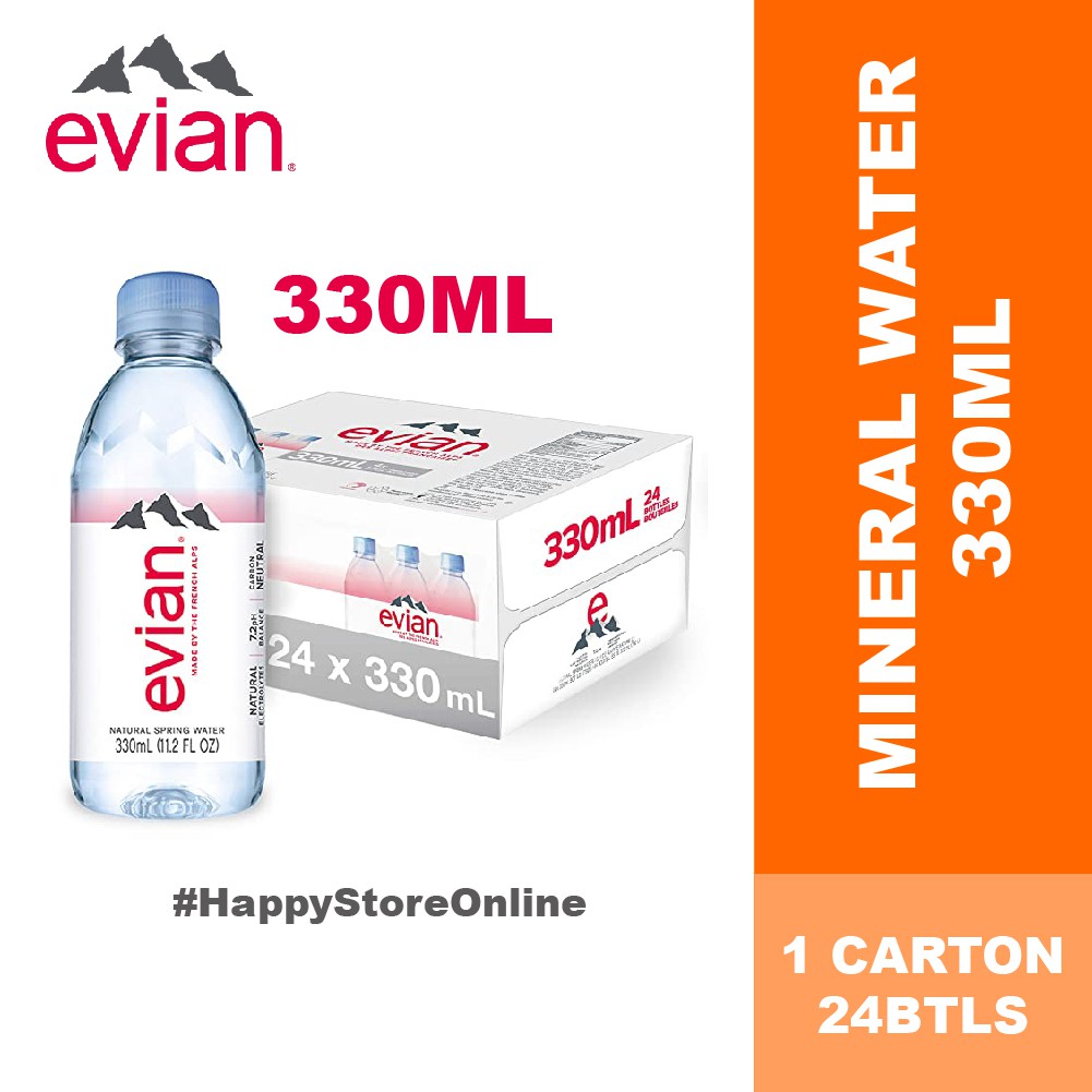 Evian Natural Mineral Water 330ml x 24btls Shopee Malaysia