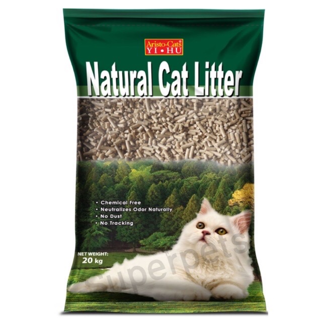 LOW SHIPPING Aristo Natural cat litter pine wood pellet 20kg Shopee