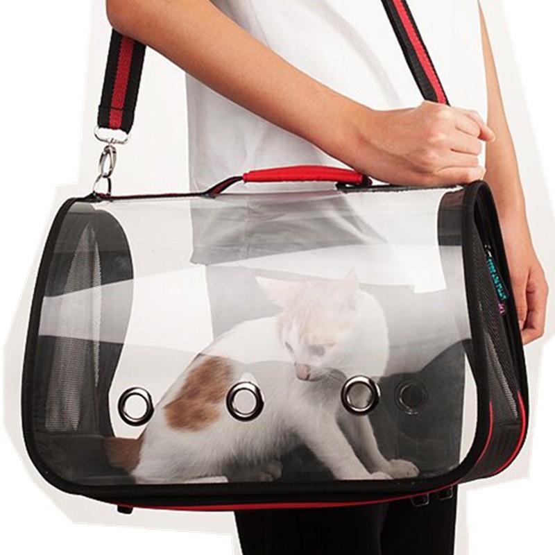 Beg Travel Untuk Kucing Pet Carrier Transparent Carrier