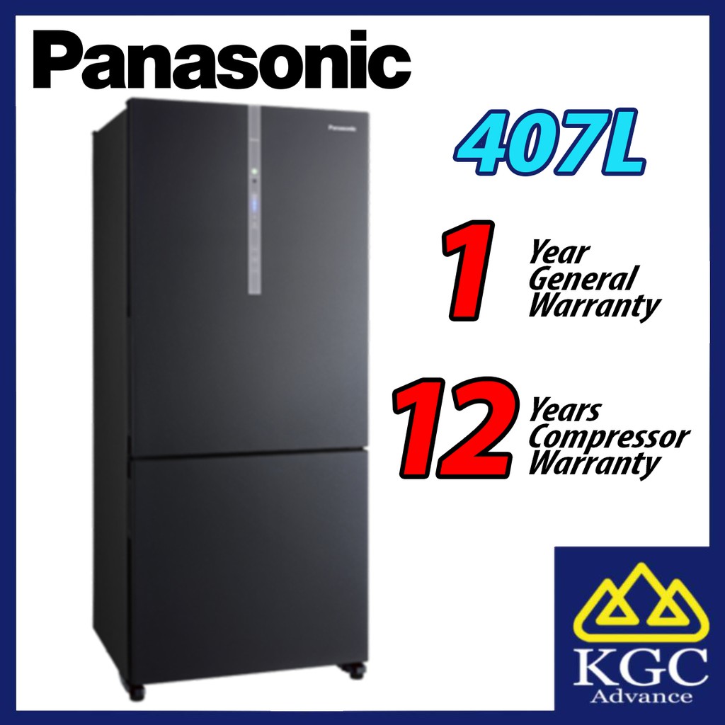 Panasonic 407L Fridge NRBX418GK / NRBX418GKMY ECONAVI Inverter 2 Door