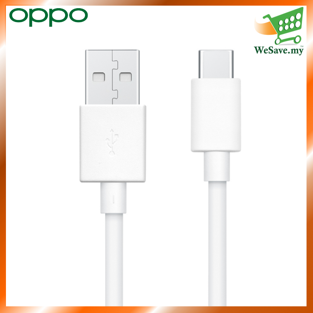 Oppo DL143 USB TypeC Cable (1 Meter) White Colour (Original) Shopee Malaysia