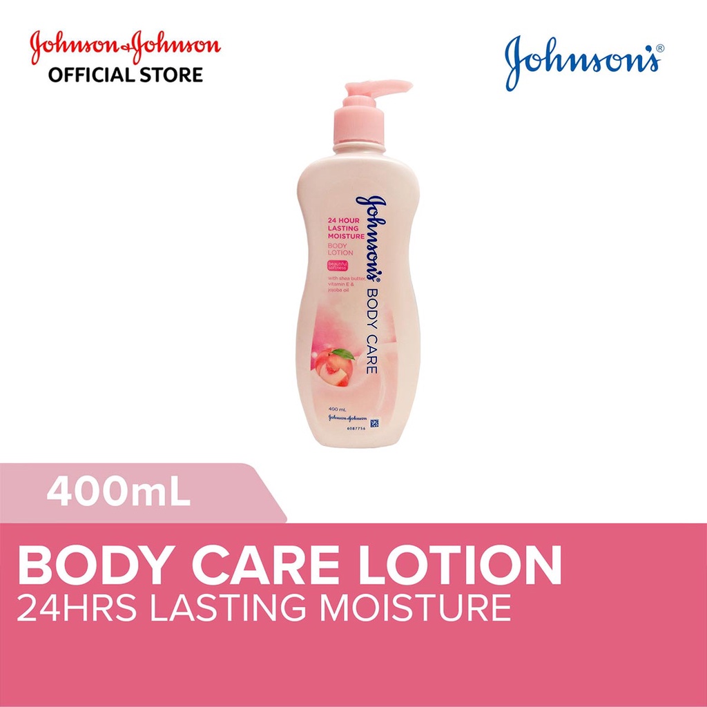 Johnson's Body Care 24Hr Lasting Moisture Body Lotion (400ml) Shopee