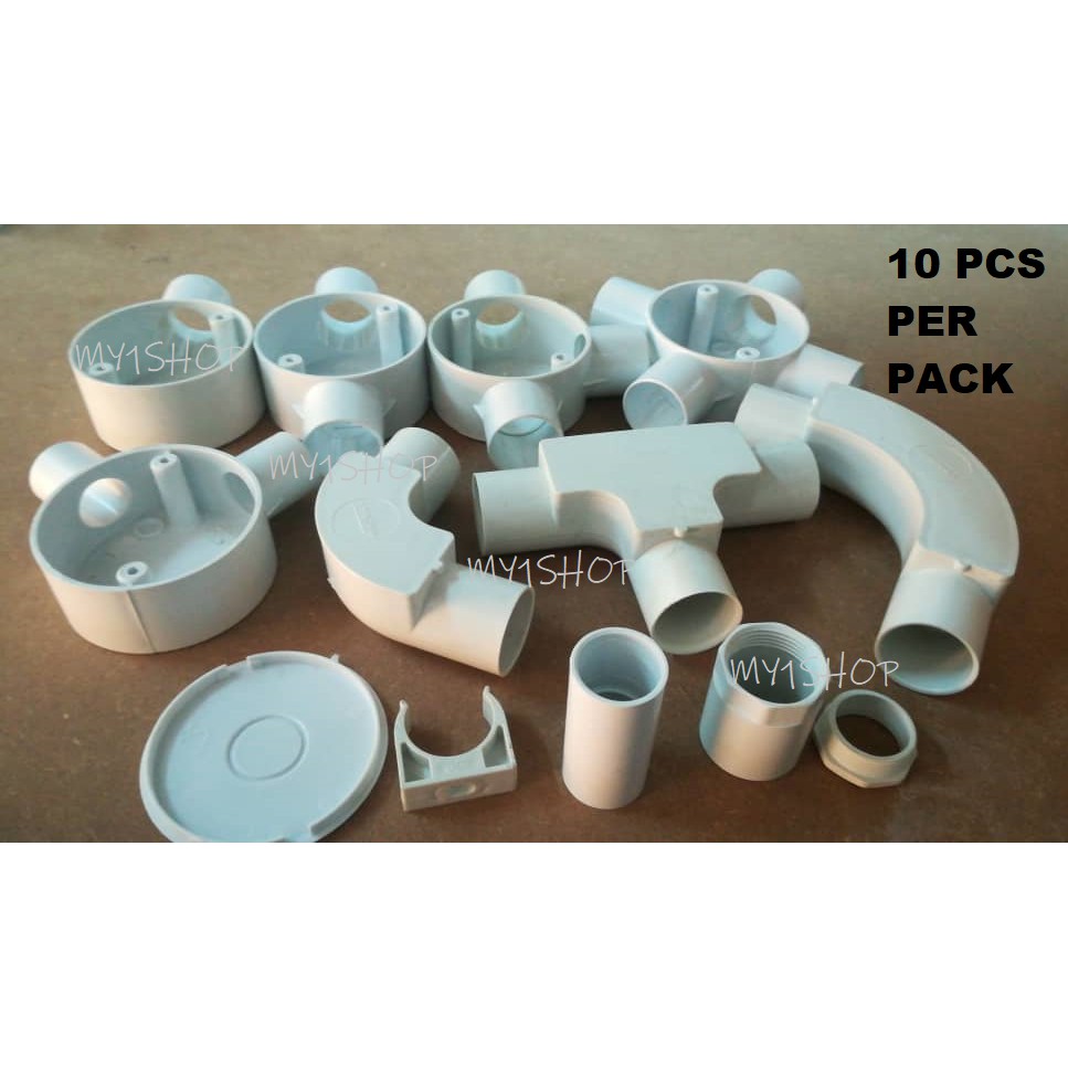 PVC CONDUIT BOX INSPECTION PIPE FITTING 25mm (1inch) / 20mm (3/4inch