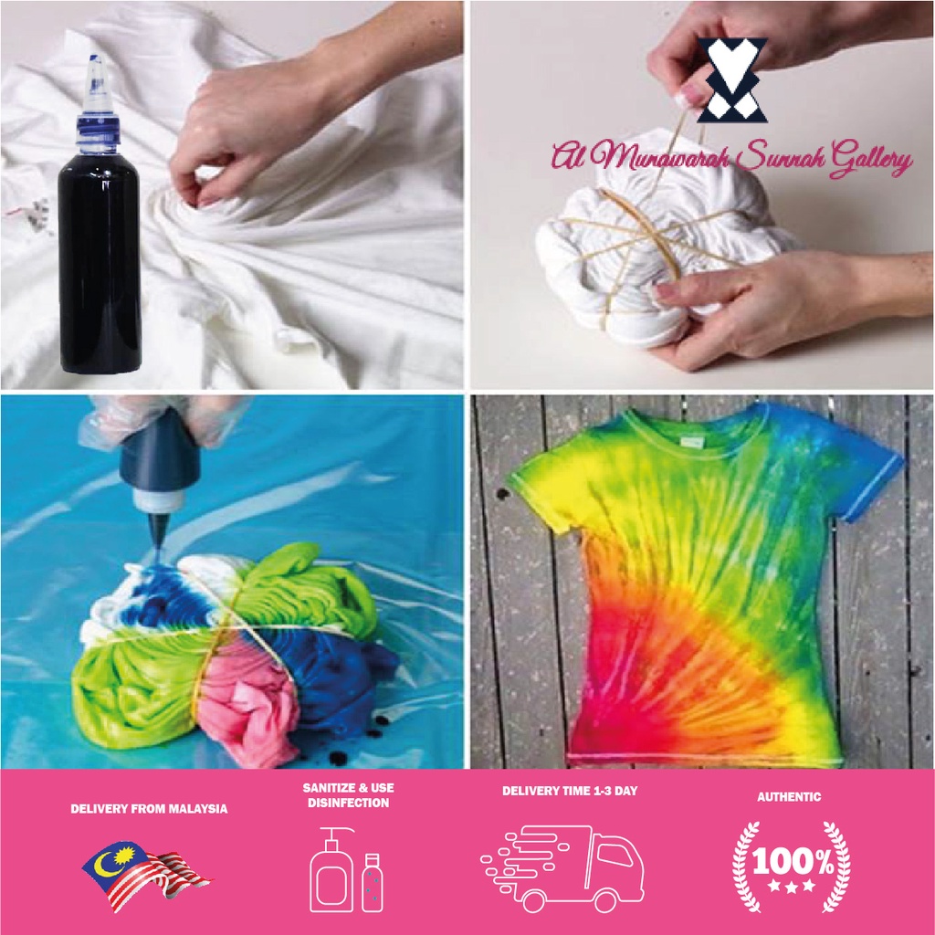 BOTOL TYE DYE 100ML TIE DYE / PLASTIC BOTTLE / BOTOL TYE DYE Shopee
