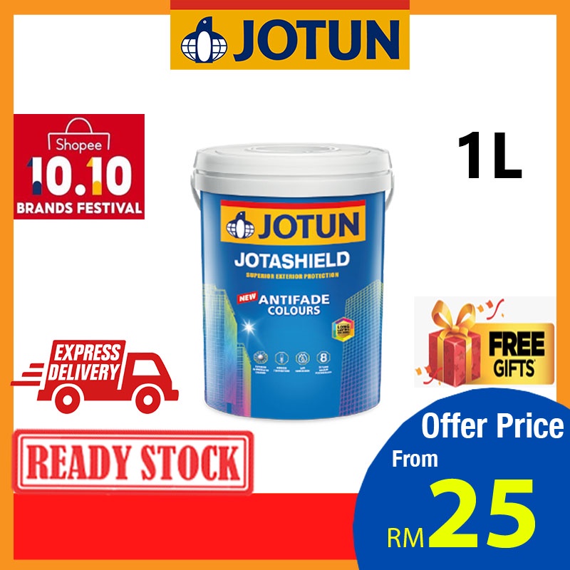 JOTUN 754310406 JotaShield Antifade / Tough Shield 1L Exterior Wall