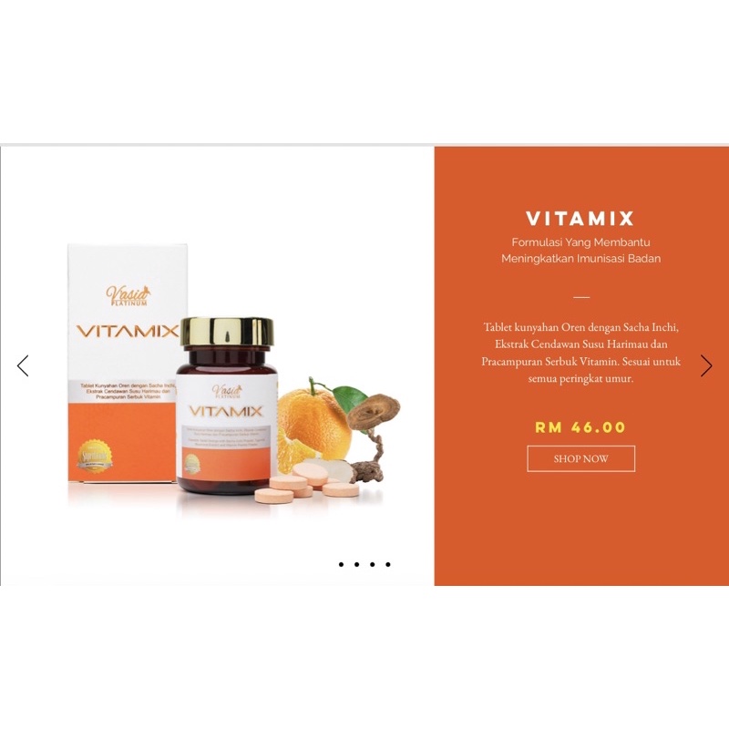 V ASIA VITAMIX CHEWABLE TABLET (30BIJI) Shopee Malaysia