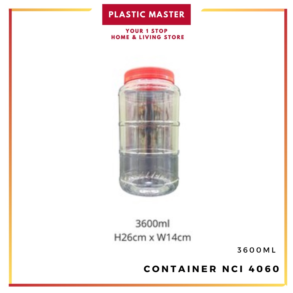 Cookie Jar PET Container Plastic Cookie Jar Plastic Storage Container